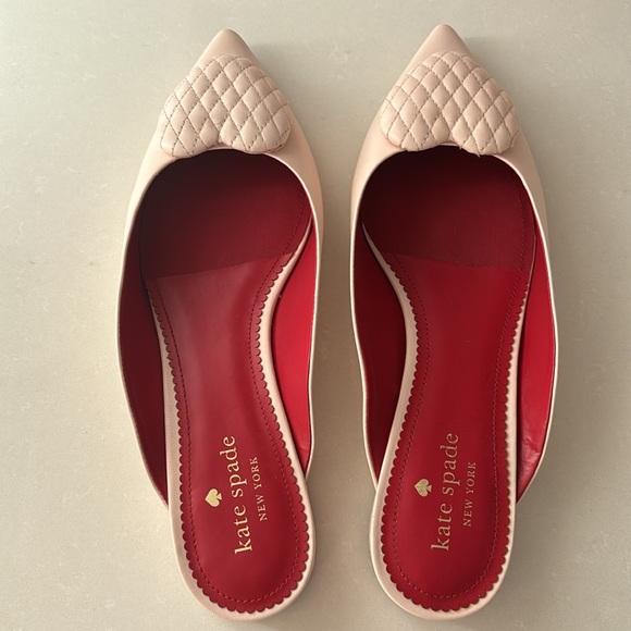 ♥️… Kate Spade Malena Pink Heart Flats - Picture 11 of 11